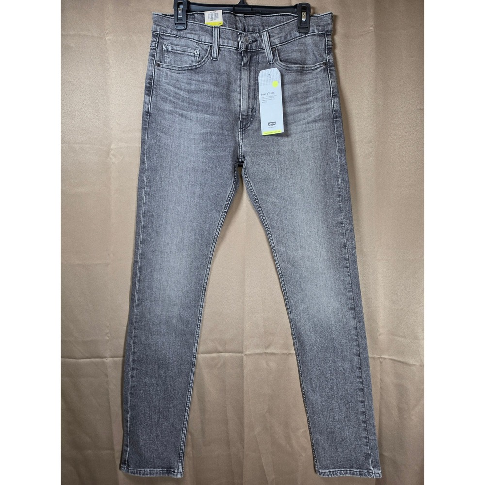 Levis 510 Skinny Mens Jeans 32x34 Grey Flex Stretch Performance Denim NWT